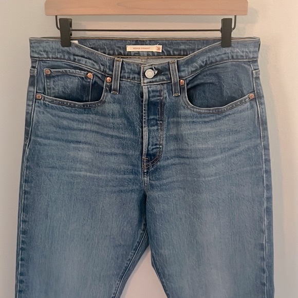 Levi’s Icon Wedgie Straight Jeans | Size 30 | Medium Wash - Picture 7 of 11